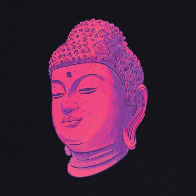 Buddha Head by LAPublicTees